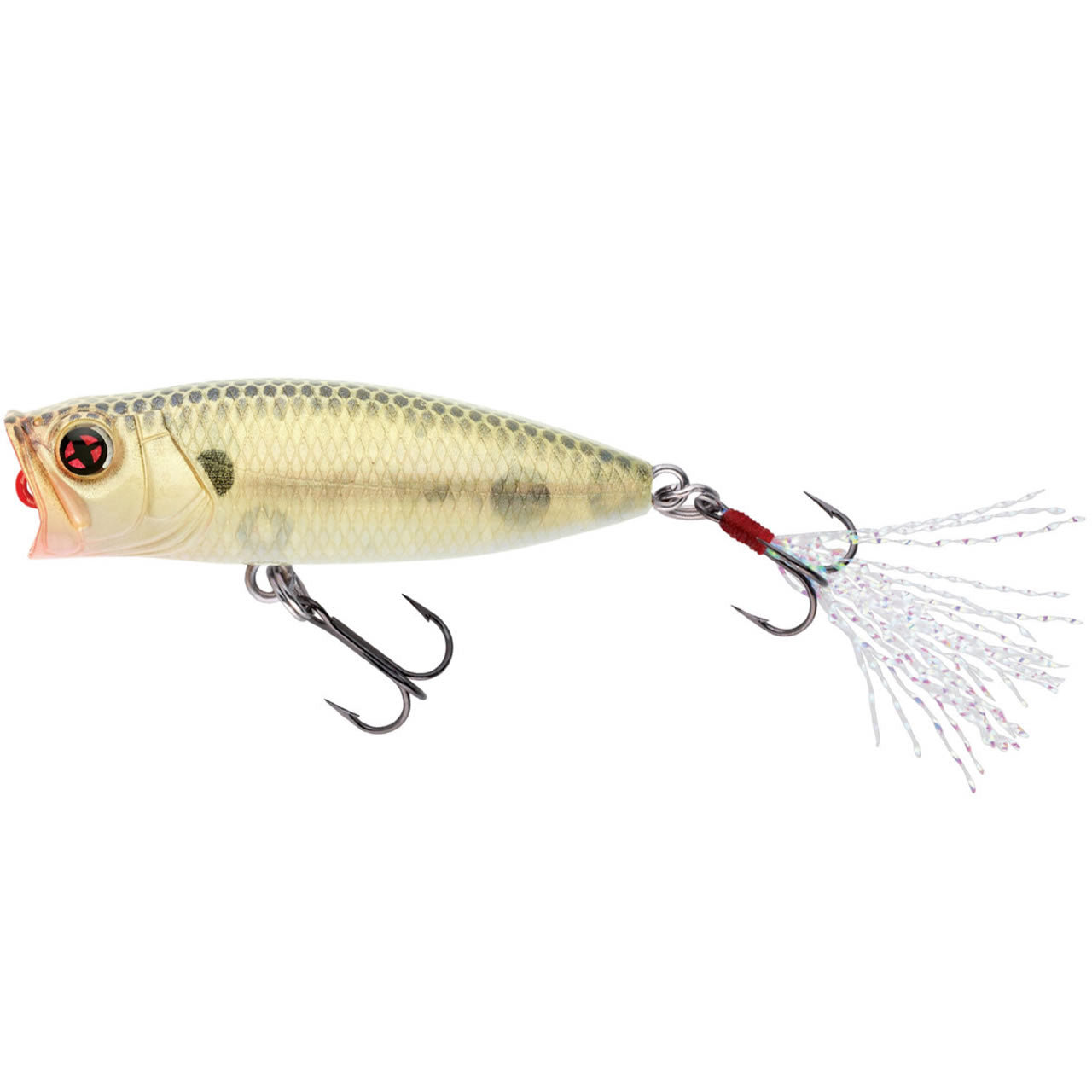 Vobler Sakura Pop'N Dog 40F, 100 Stripped Shad, 4cm, 3.3g