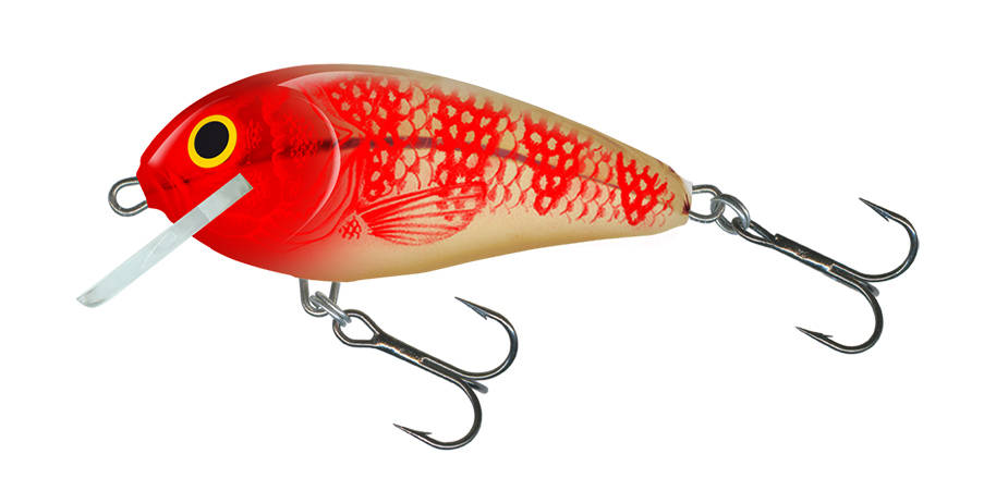 Vobler Salmo Butcher 5cm 7g Floating Golden Red Head
