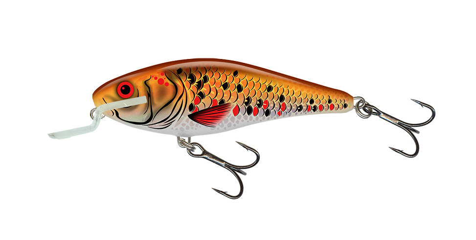 Vobler Salmo Executor Shallow Runner Holographic Golden Back 5cm 5g