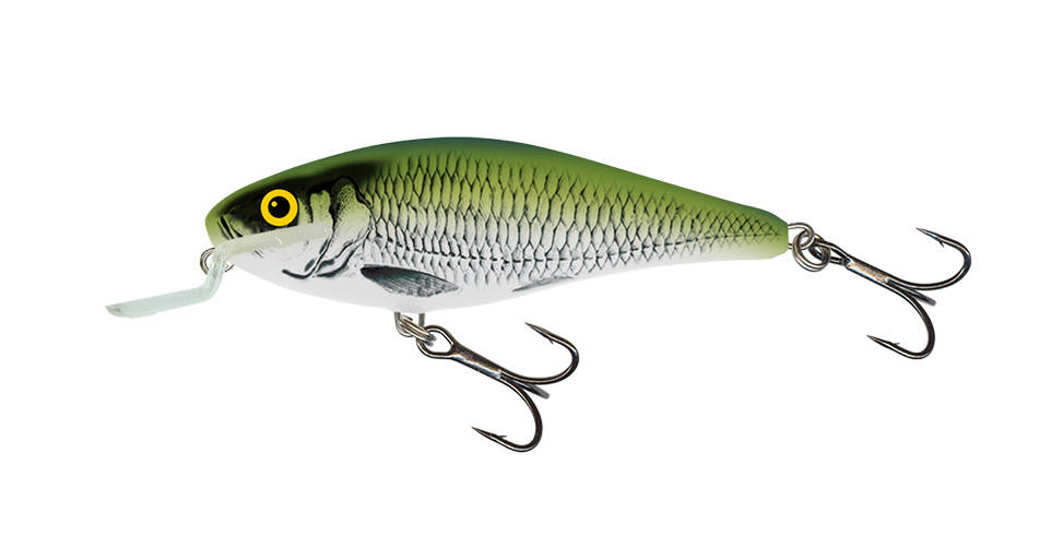 Vobler Salmo Executor Shallow Runner Olive Bleak 9cm 14,5g
