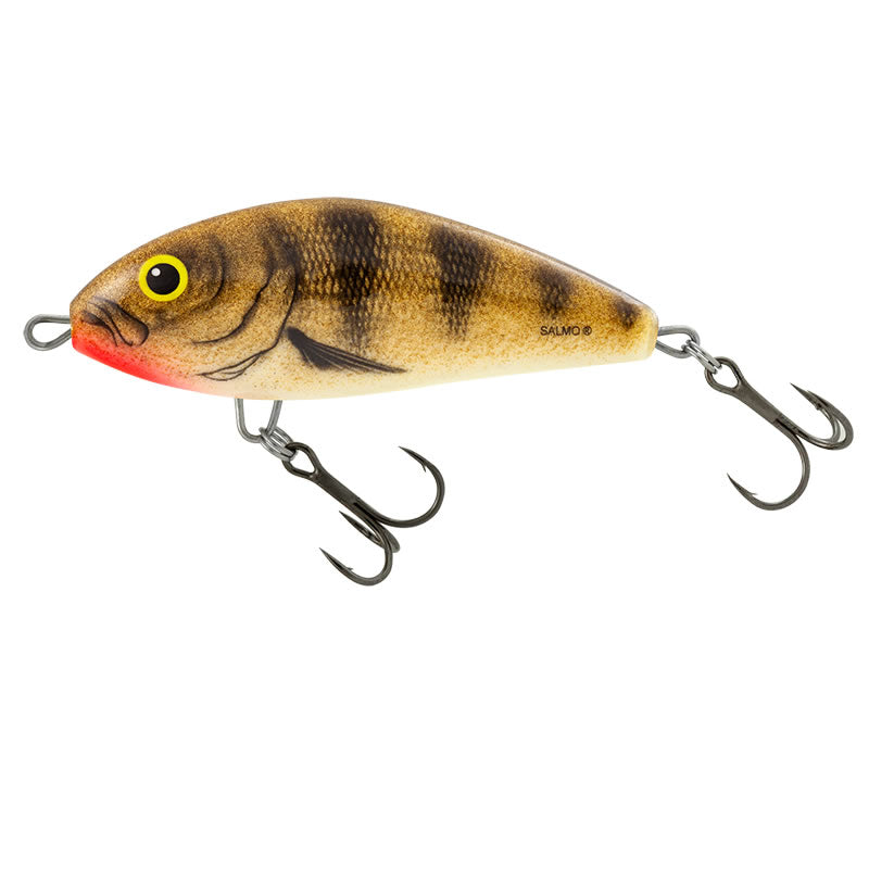 Vobler Salmo Fatso Floating, Emerald Perch, 8cm, 52g