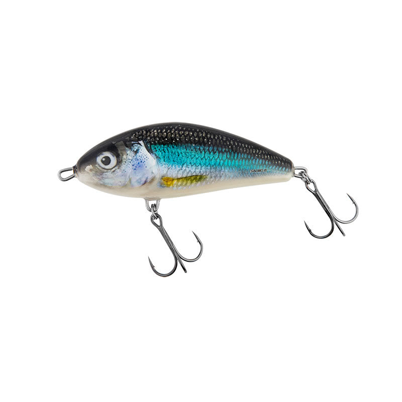 Vobler Salmo Fatso Floating, Spotted Holo Smelt, 8cm, 52g