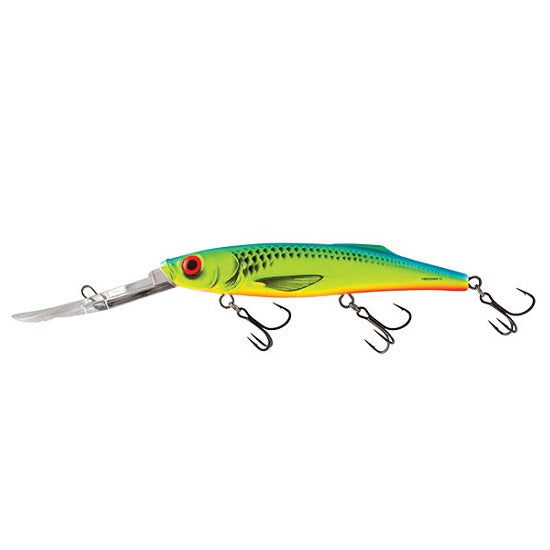 Vobler Salmo Freediver Super Deep Runner CHARTREUSE BLUE QFD007