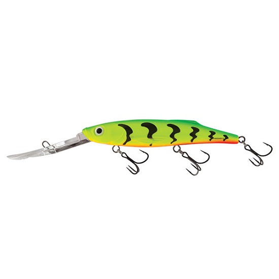 Vobler Salmo Freediver Super Deep Runner GREEN TIGER UV QFD009