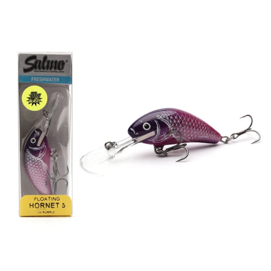 Vobler Salmo Hornet Floating 5cm 7g Uv Purple