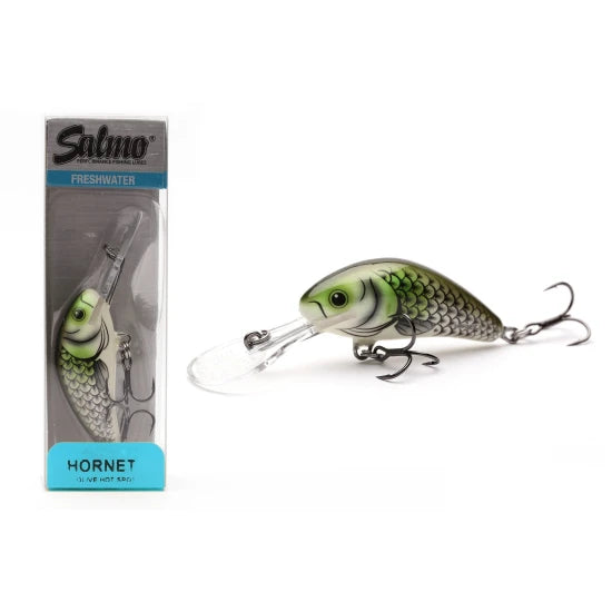 Vobler Salmo Hornet Floating 6cm 14g Olive Hot Spot