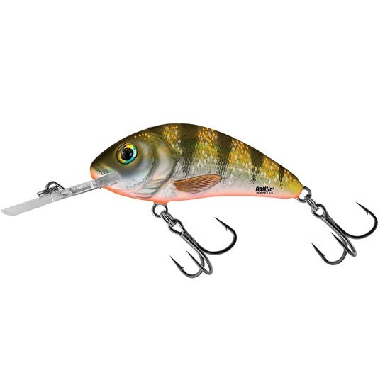 Vobler Salmo Rattlin Hornet F 4.5cm YELLOW HOLOGRAPHIC PERCH
