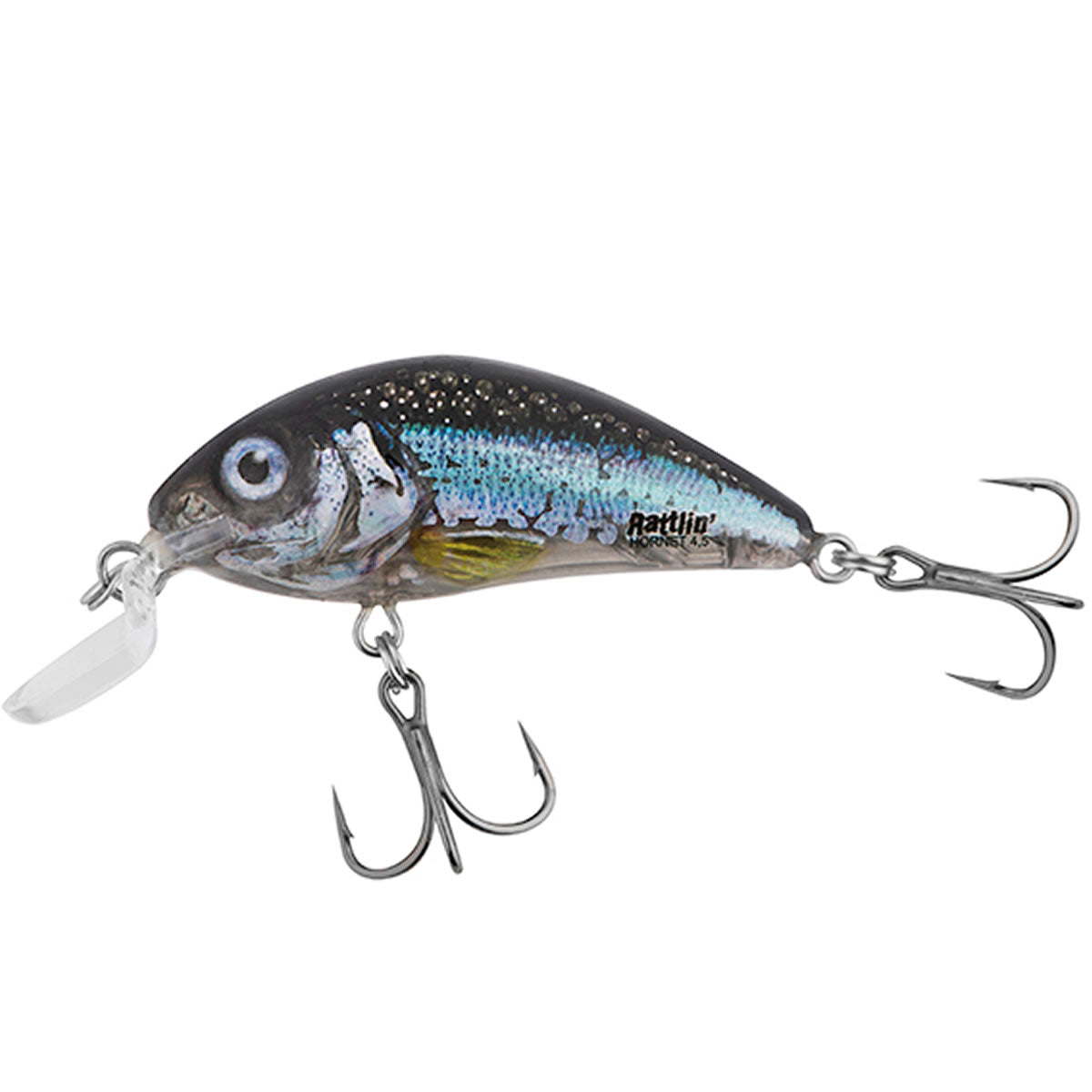 Vobler Salmo Rattlin Hornet Shallow, Clear Holo Smelt, 4.5cm, 5.5g