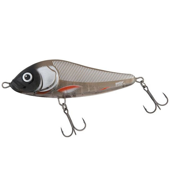 Vobler Salmo Rattlin' Slider 15S Clear Silver Ayu 15cm
