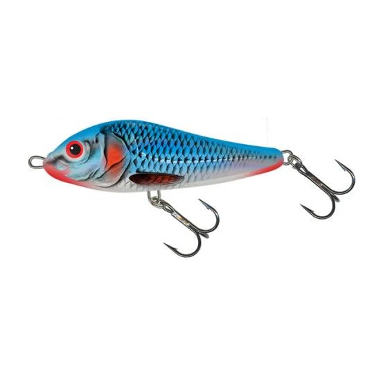 Vobler Salmo Rattlin' Slider Sinking - Bleeding Blue, 8cm, 20g