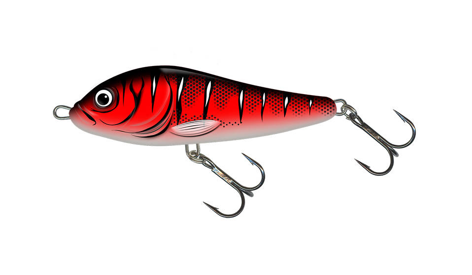 Vobler Salmo Rattlin Slider Sinking Red Wake 8cm 20g