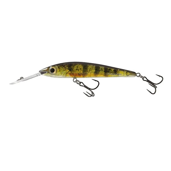 Vobler Salmo Rattlin Sting Rs9dr Real Yellow Pe Qrs027 9cm 11g