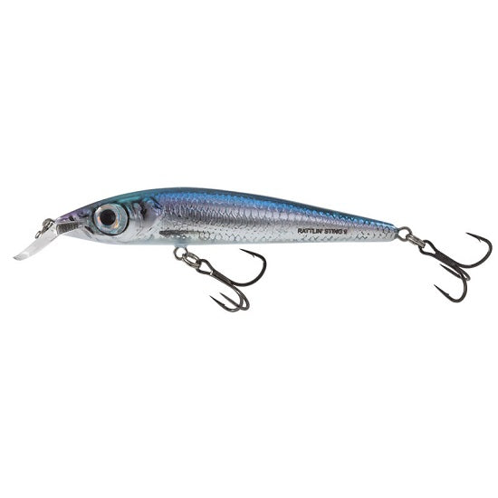 Vobler Salmo Rattlin Sting Suspending 9cm 11g HOLOGRAPHIC BLUE