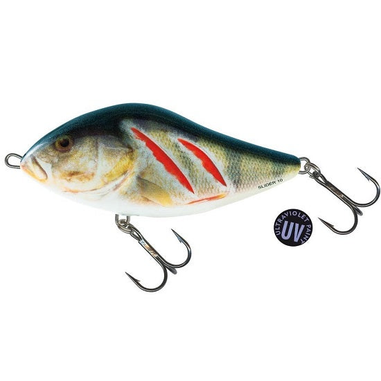 Vobler Salmo Slider SD10F, WRPH Wounded Real Perch,10cm, 36g
