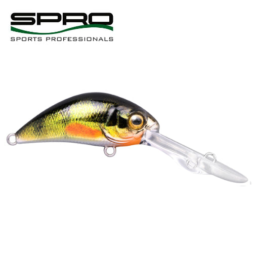 Vobler Spro Ikiru DD Baby Crank 4cm 3g CHROME GREEN PERCH