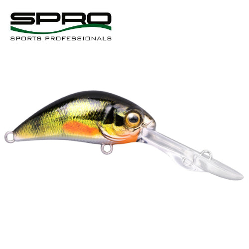 Vobler Spro Ikiru DD Baby Crank 4cm 3g CHROME YELLOW PERCH