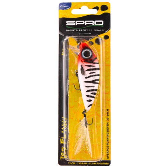 Vobler Spro Iris Flanky Redhead Tiger, 7.5cm, 13g