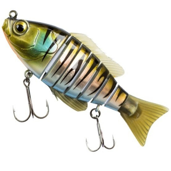 Vobler Swimbait Biwaa Seven Section Natural Tiger 15cm 60g