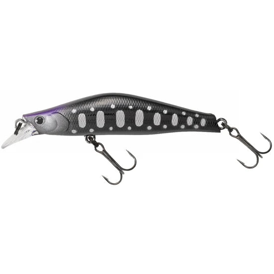 Vobler Tiemco Luray 62s, 010 Black Yamame Silver Mark, 62mm, 4.2g