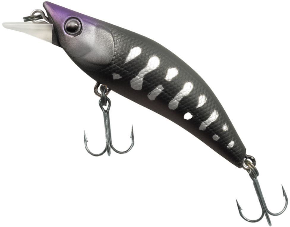 Vobler Tiemco Mukkuri Floating, Matte Black Yamame Silver, 3.4g, 5.2cm