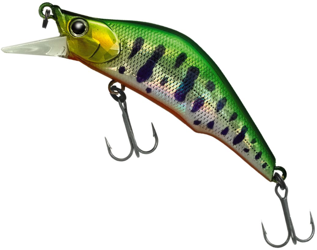 Vobler Tiemco Nabia Minnow Sinking, HG Shinryoku Yamame, 7.7g, 6.2cm