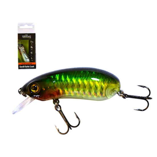 Vobler Wizard Bandit Rattle Crank, Slow-sinking, Culoare Gc, 5.5cm, 10g, 1buc/pac