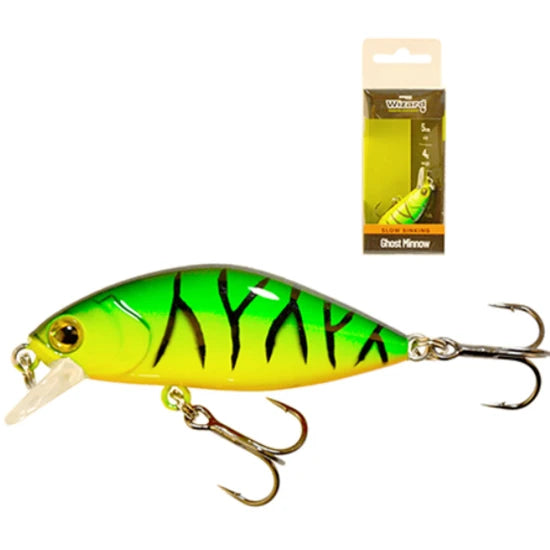 Vobler Wizard Ghost Minnow Slow Sinking, Culoare Ct, 5cm, 4g, 1buc/pac
