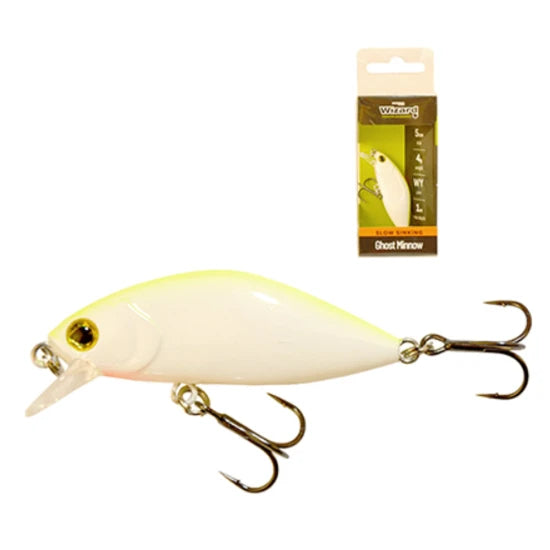 Vobler Wizard Ghost Minnow Slow Sinking, Culoare Wy, 5cm, 4g, 1buc/pac