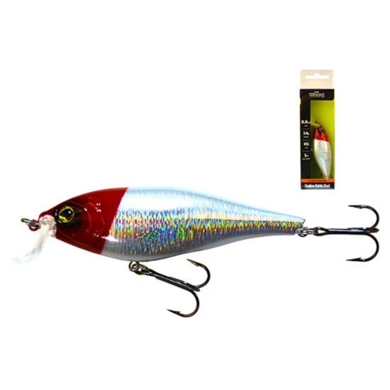 Vobler Wizard Shallow Rattle Shad, Slow-sinking, Culoare Rg, 8.8cm, 14g, 1buc/pac