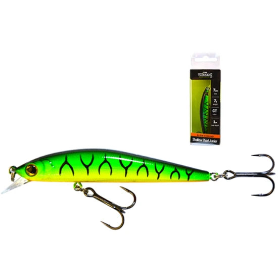 Vobler Wizard Shallow Shad Junior Slow Sinking, Culoare Ct, 7cm, 7g, 1buc/pac