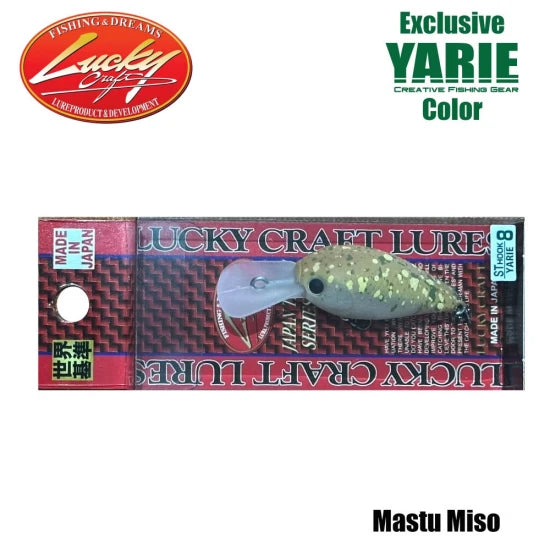 Vobler Yarie Lucky Craft Yr Deep Cra-pea, Mastu Miso, 3.4cm, 3.0g