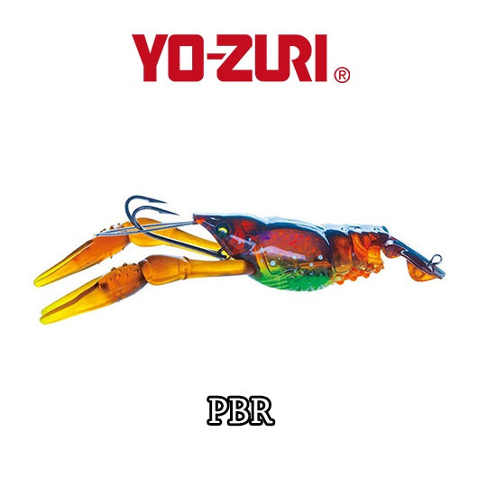 Vobler Yo-Zuri 3DB Crayfish SP 7.5cm 23gr Slow Sinking Culoare PBR