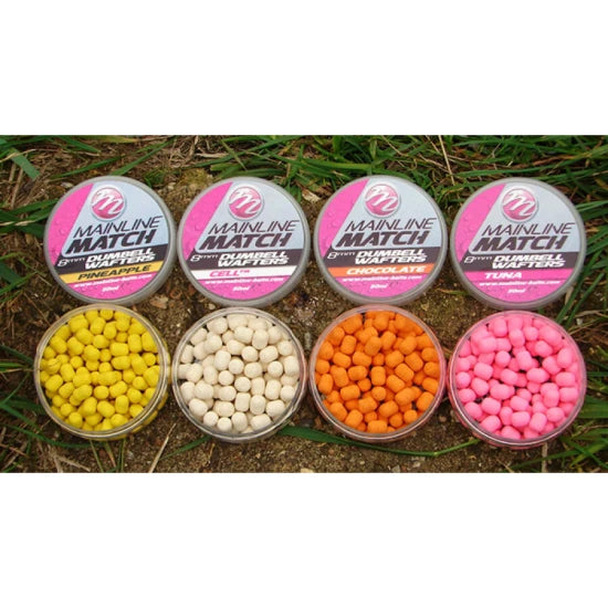 Wafters Mainline Match Dumbell White Cell.tm 6mm