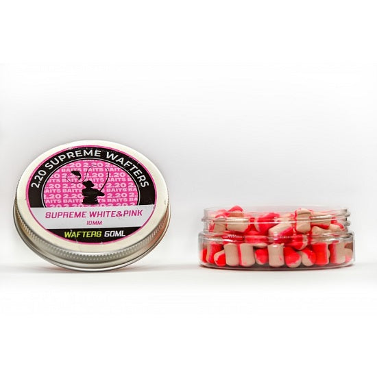 Wafter 220Baits Supreme 10 mm alb &amp; roz