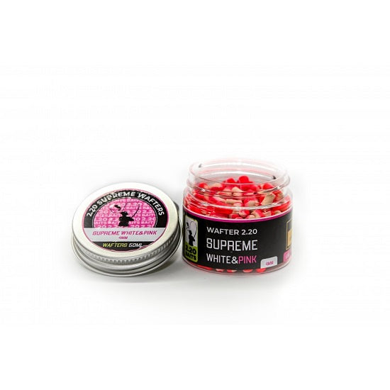 Wafter 220Baits Supreme 4 mm alb &amp; roz