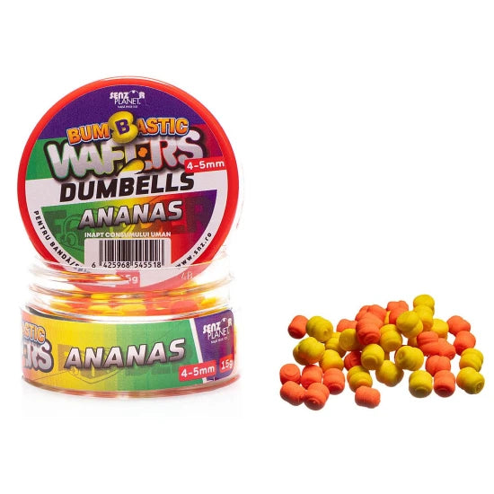 Wafter Senzor Bumbastic Dumbells Pentru Banda, Ananas, 4-5mm, 15g