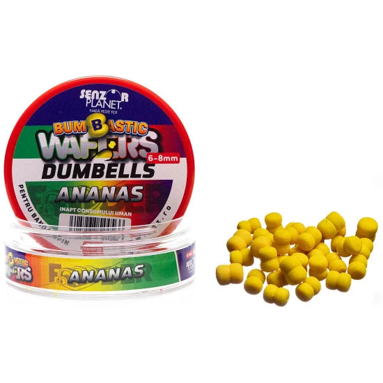 Wafter Senzor Bumbastic Dumbells Pentru Banda, Ananas, 6-8mm, 25g