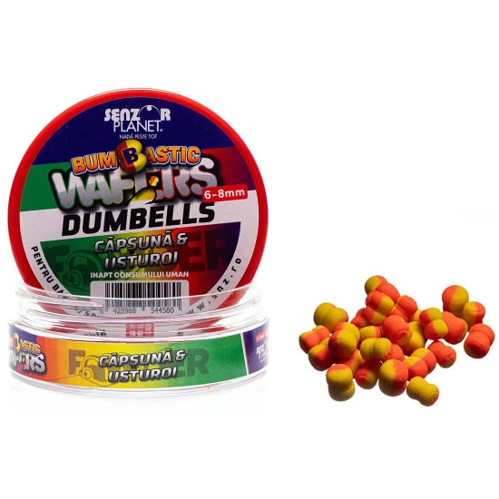 Wafter Senzor Bumbastic Dumbells Pentru Banda, Capsuna Usturoi, 6-8mm, 25g