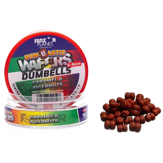 Wafter Senzor Bumbastic Dumbells Pentru Banda, Caramel Tiger, 6-8mm, 25g