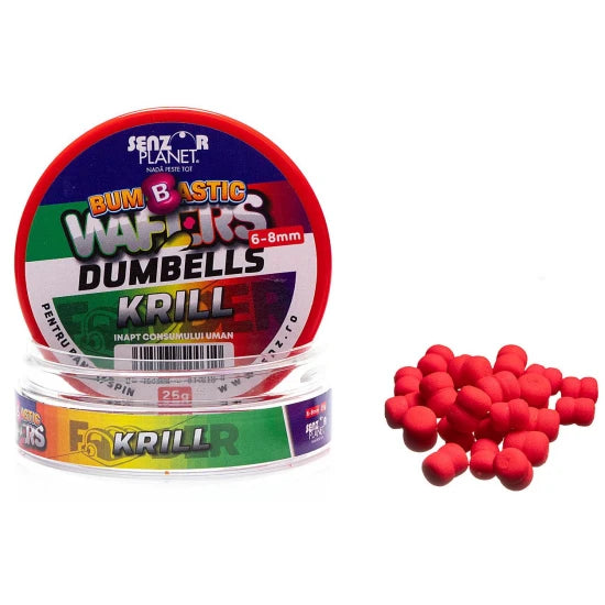 Wafter Senzor Bumbastic Dumbells Pentru Banda, Krill, 6-8mm, 25g