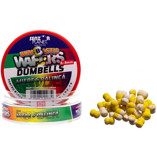 Wafter Senzor Bumbastic Dumbells Pentru Banda, Miere Palinca, 6-8mm, 25g