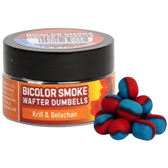 Wafters Benzar Mix Bicolor Smoke Wafter Dumbells Krill&belachan 10x8mm