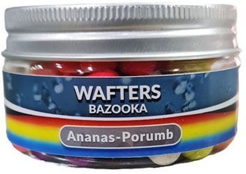 Wafters C&amp;B Bazooka, Ananas Porumb, 12mm, 40g