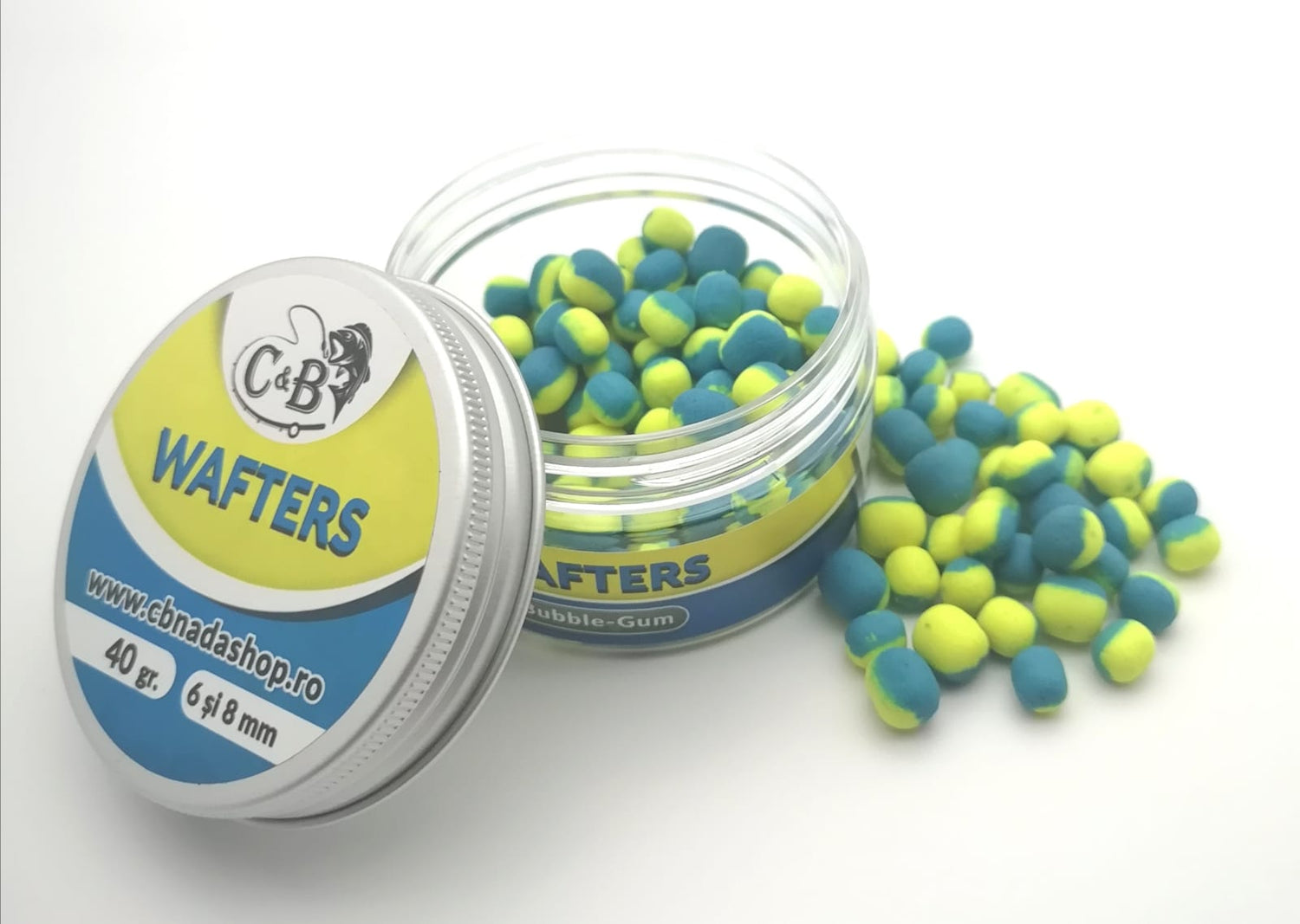 Wafters C&amp;B Bubble Gum, 6/8mm, 40g