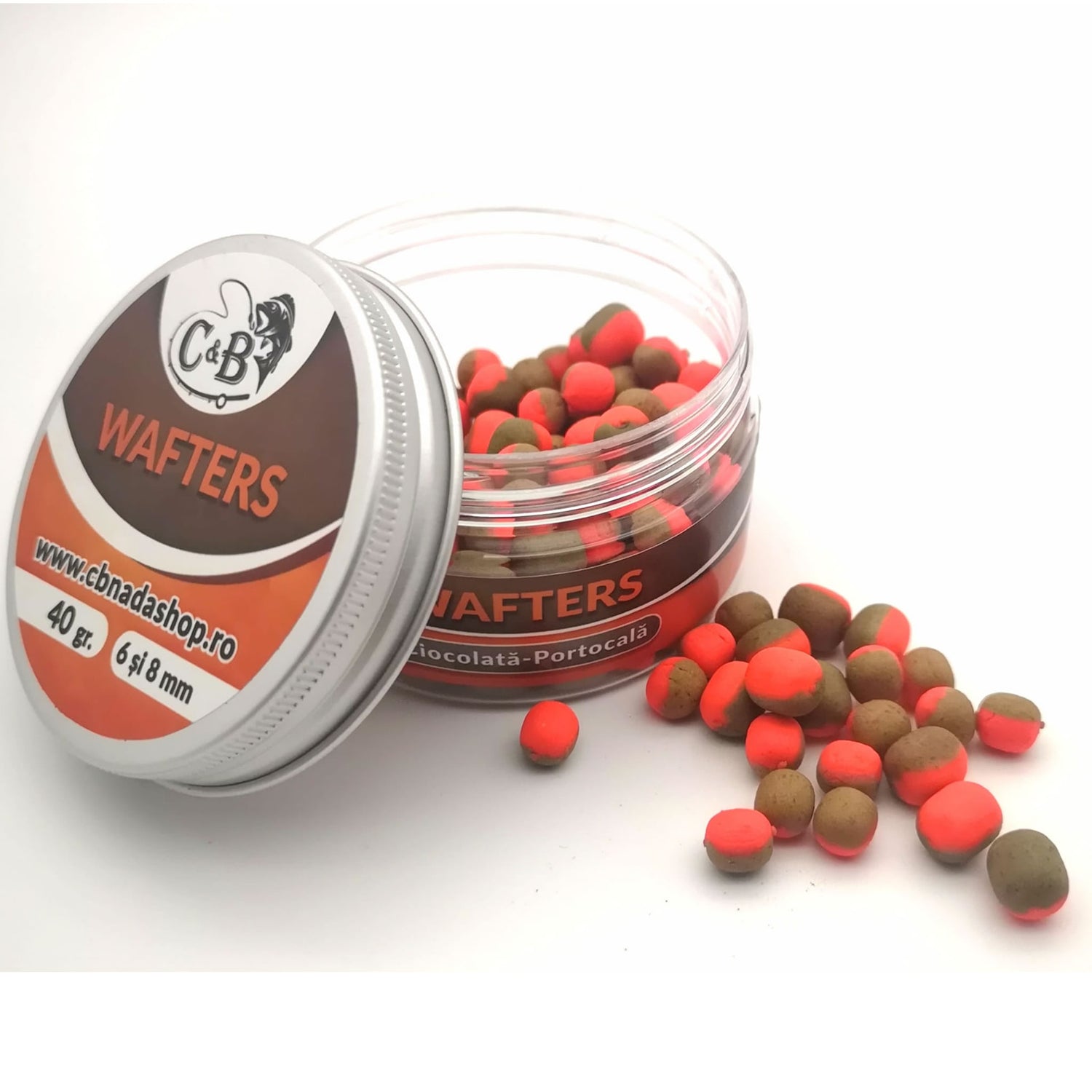 Wafters C&amp;B Ciocolata &amp; Portocala, 6/8mm, 40g