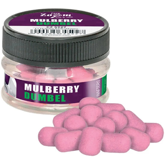 Wafters Carp Zoom Dumbell, Mulberry, Light Purple, 8x12mm, 15g