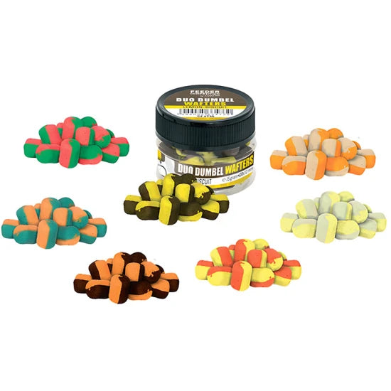 Wafters Carp Zoom Duo Dumbell, Mango Peach, 8x12mm, 15g