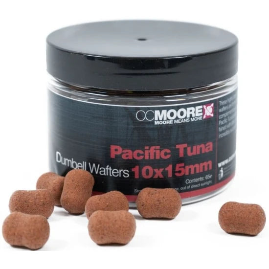 Wafters Cc Moore Dumbell, Natural, Pacific Tuna, 10x14mm, 65buc/cutie