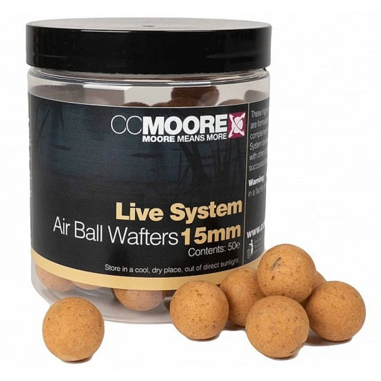 Wafters Cc Moore Live System Air Ball, Migdale Vanilie, 18mm, 35buc/cutie