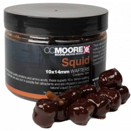 Wafters Cc Moore Glugged, Squid, 10-14mm, 50buc/cutie